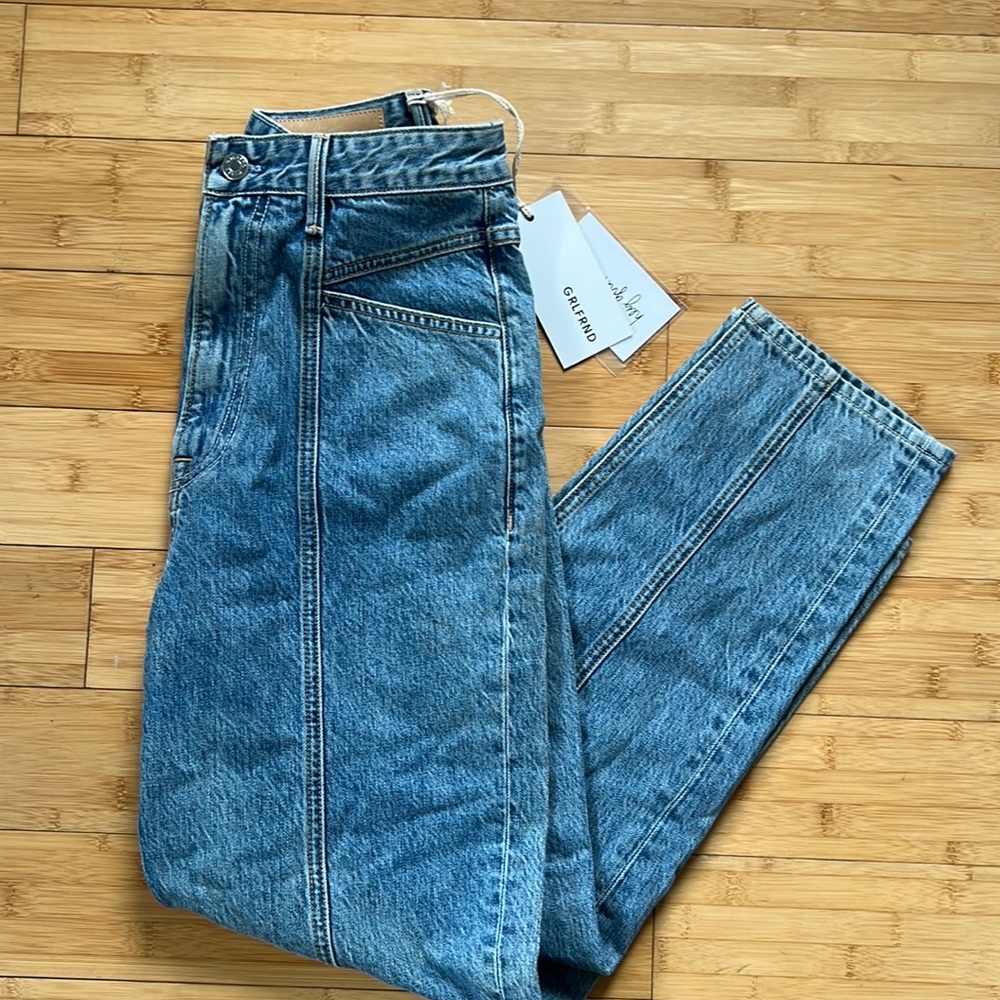 Revolve Girlfriend collective Jeans NEW - Picture 1 of 5